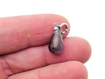 GemstoneGO Super 7 crystal pendant making supplies, showcasing a vibrant multi-colored crystal pendant with silver bail.