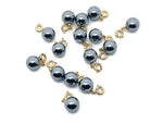 Terahertz Ball gemstone pendant from GemstoneGO, showcasing a smooth, polished spherical gemstone for jewelry making.