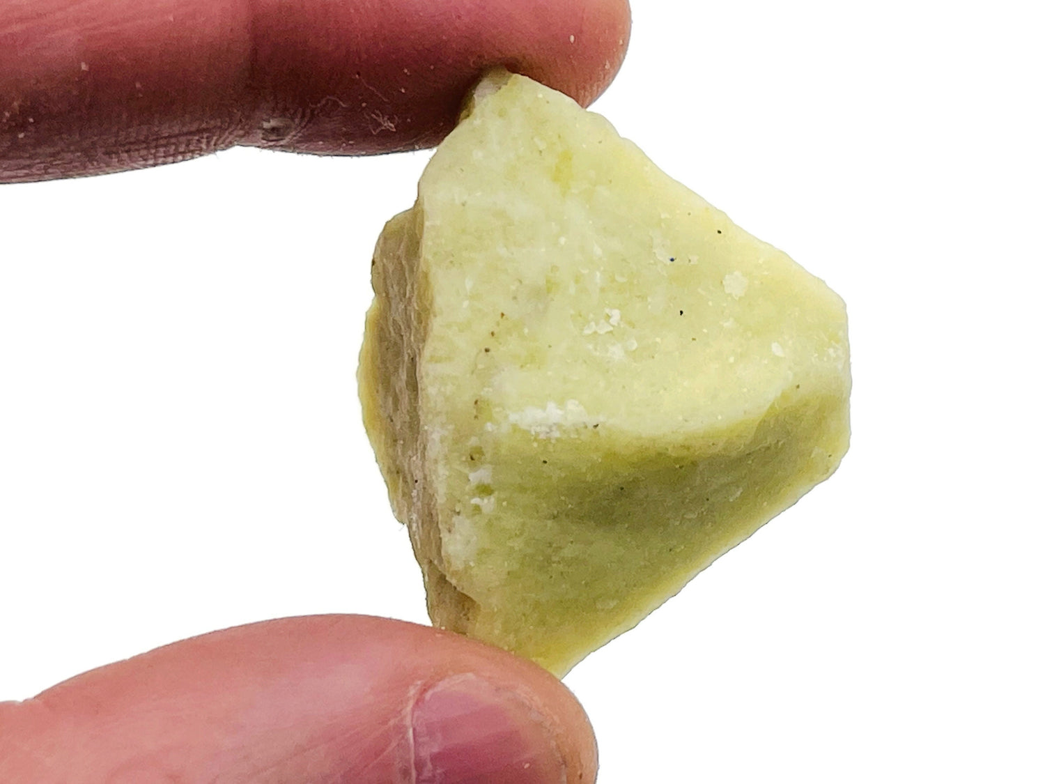 Pierre brute de jade citron - Jade citron brut - Morceau de cristal RA1229