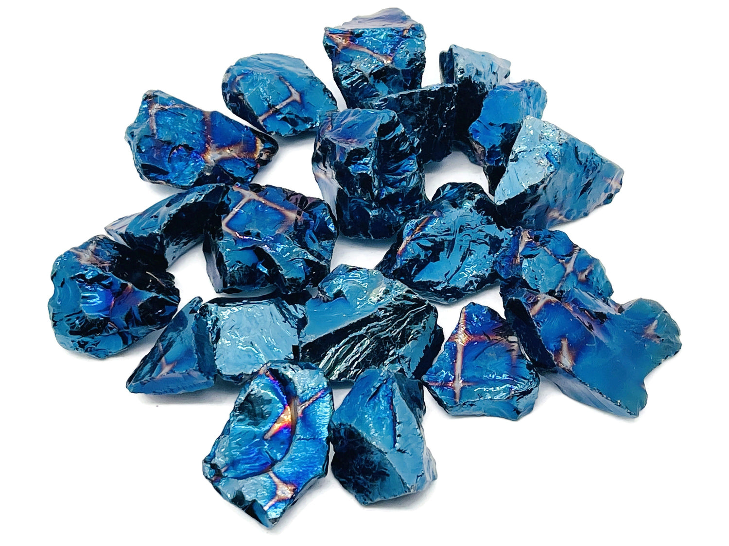 Titanium Blue Aura Quartz Gemstone - RA1264