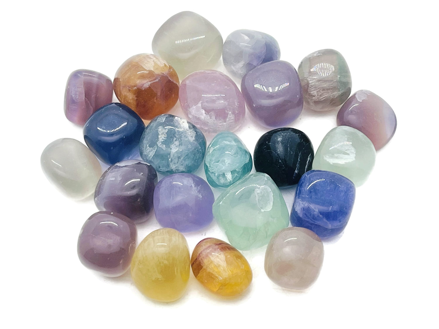 Rainbow Fluorite Tumbled Stone - TU1250