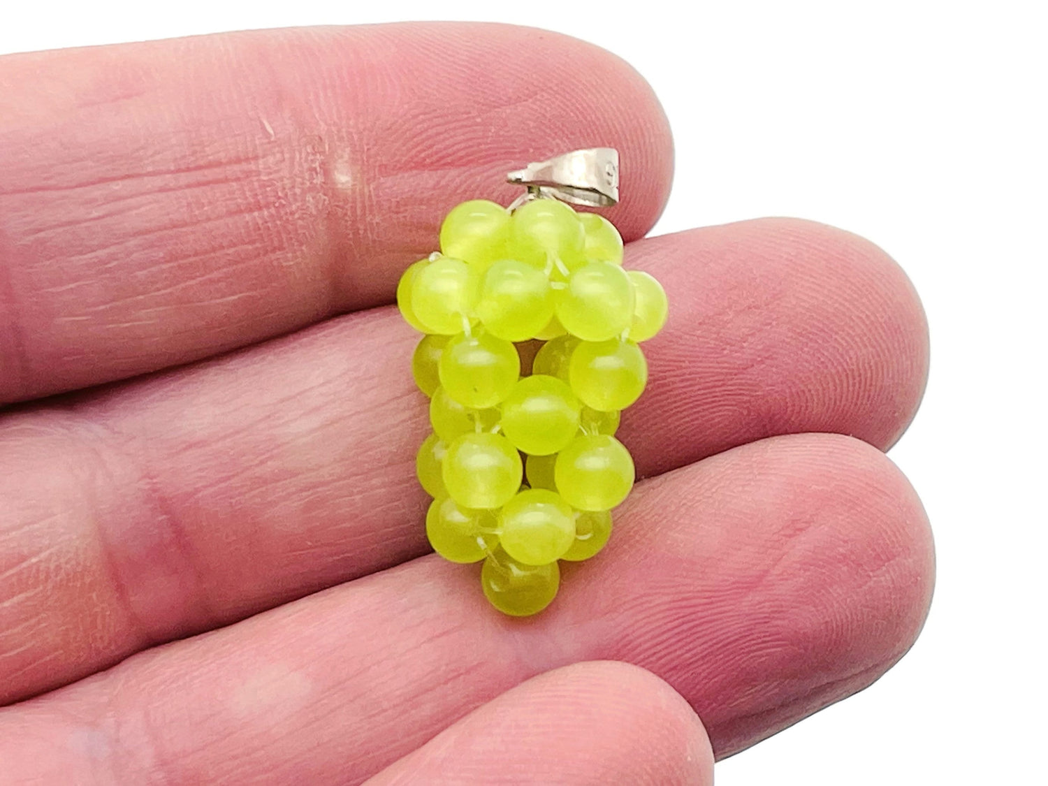 Green Agate Grape Crystal Pendant - Crystal Grape - Crystal Gifts - NC1218
