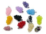 GemstoneGO crystal grape pendant featuring a cluster of sparkling purple crystals, perfect as a unique jewelry gift.