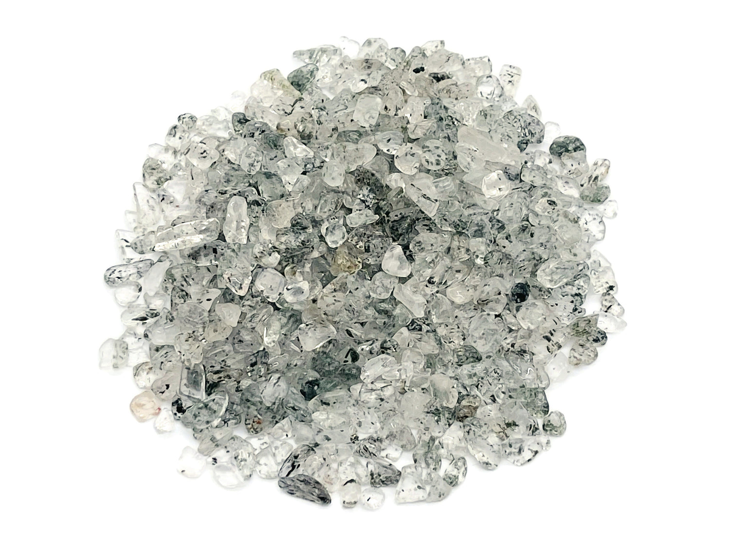 Dragon Fruit Quartz (Pitaya Quartz) Crystal Chips - Semi Tumbled Stone - Bulk - 2-6mm - CP1234