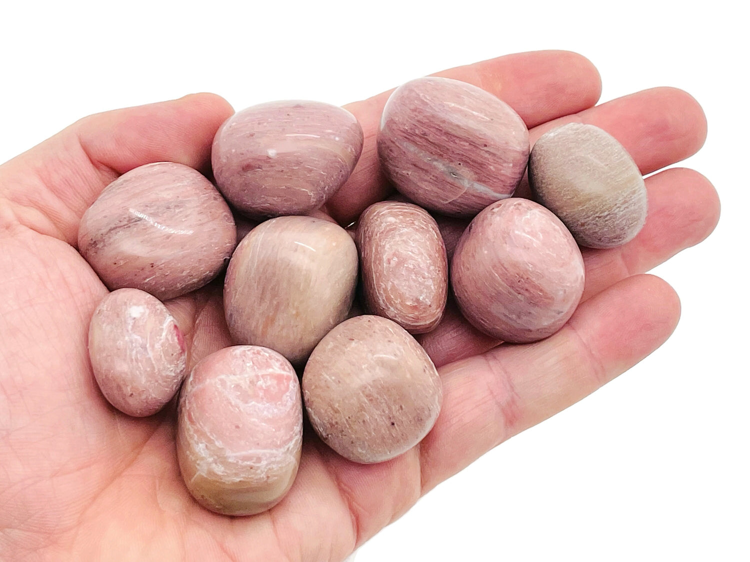 Pink Petrified Wood Tumbled Stone - TU1262