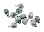 Kiwi Jasper tumbled crystal pendant from GemstoneGO featuring a vibrant green love stone gemstone for jewelry and healing.