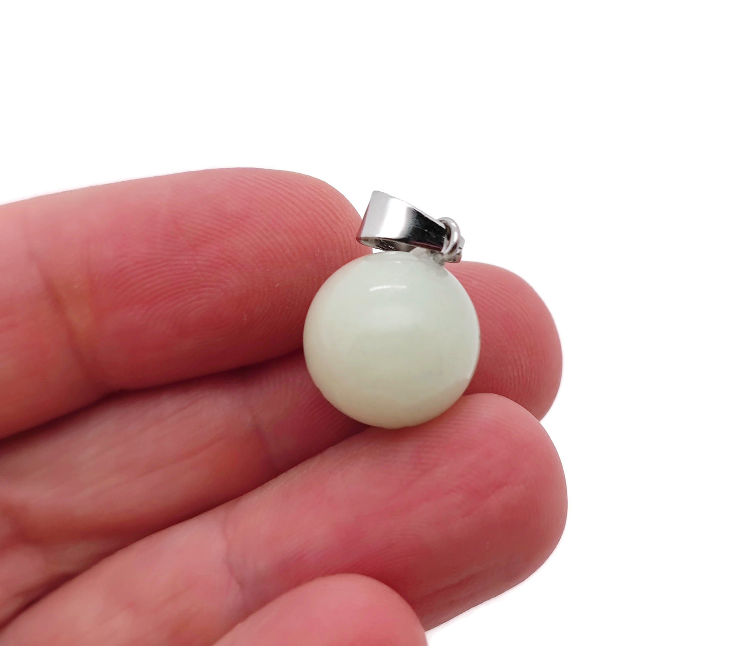 Luminous Ball Crystal Pendant - Crystal Round Ball Pendant - Jewelry Making - NC1292