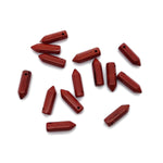 Red Jasper crystal pendant with drilled point, showcasing natural red stone and polished finish, crafted by GemstoneGO.