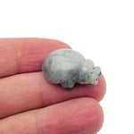 Handmade 30mm crystal ladybird carved gemstone animal figure by GemstoneGO, featuring colorful mixed stones and detailed craftsmanship.