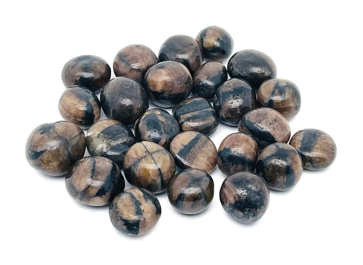 Chiastolite Tumbled Stone - Cross Stone - TU1176