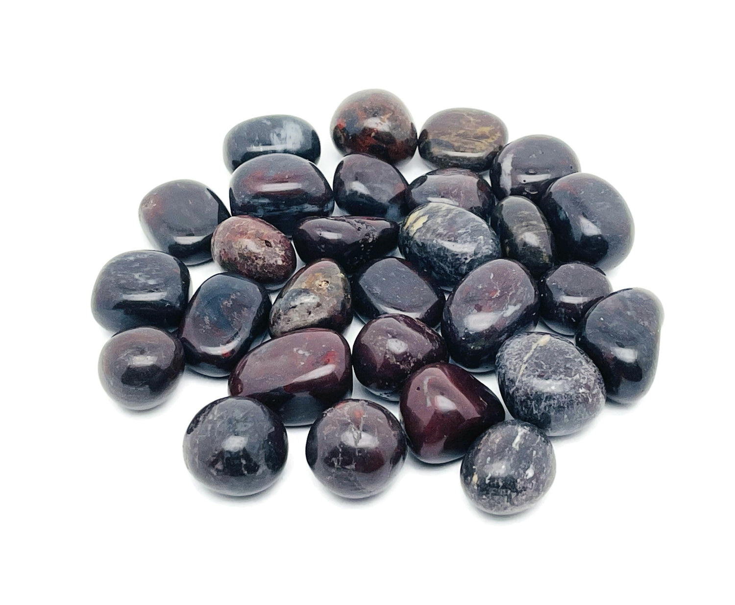 Chicken Bloodstone Jasper Tumbled Stone - TU1286