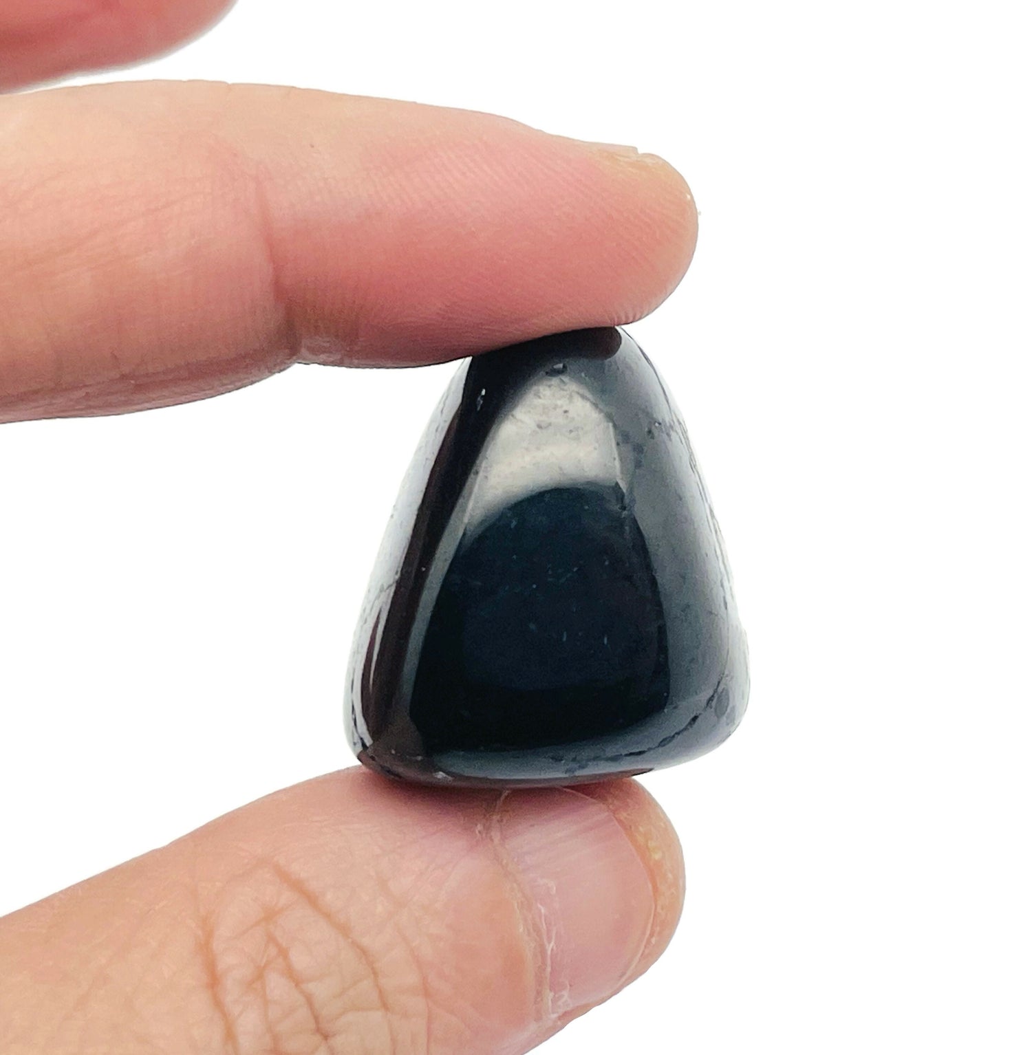 Jet Stone Tumbled Stone  - TU1284