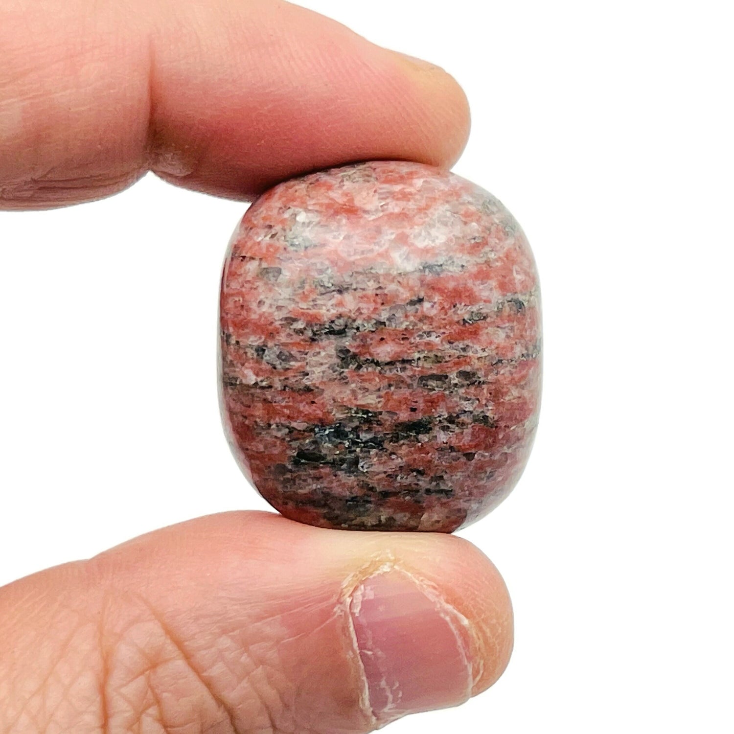 Red Sesame Jasper Tumbled Stone - TU1287