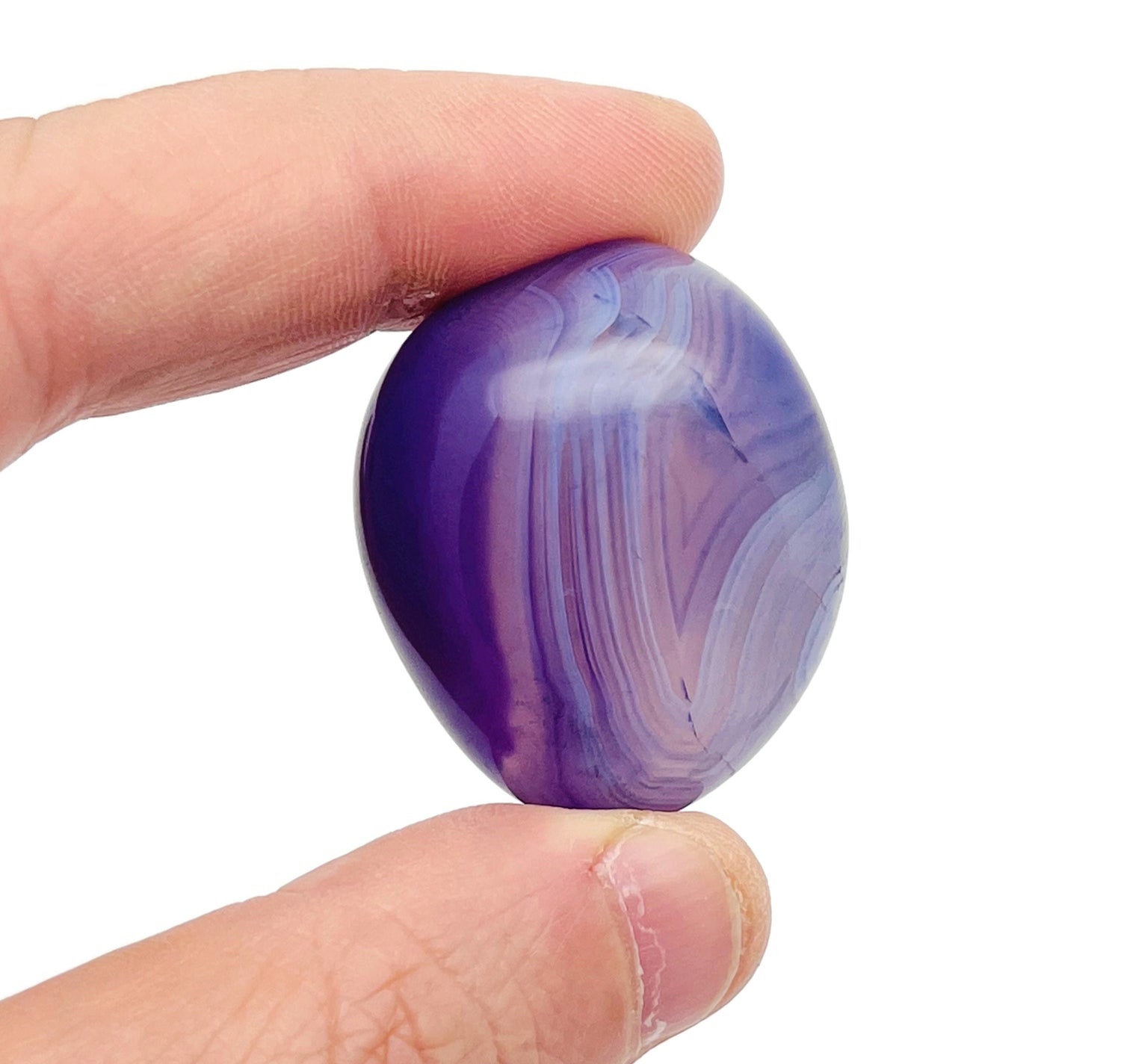 Purple Sardonyx Agate Tumbled Stone - TU1301