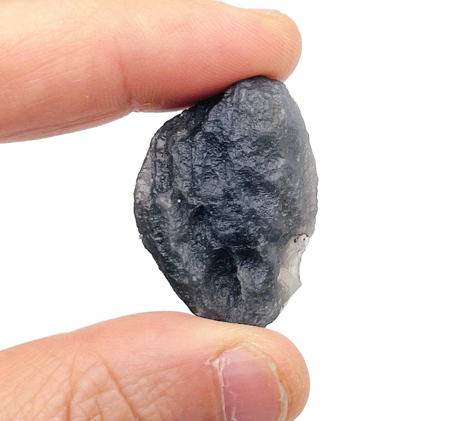 Tibetan Black Tektite - Raw Stone - RA1275