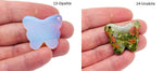 Carved butterfly gemstone pendant with hole crystal jewelry, featuring a colorful loose gemstone from GemstoneGO.
