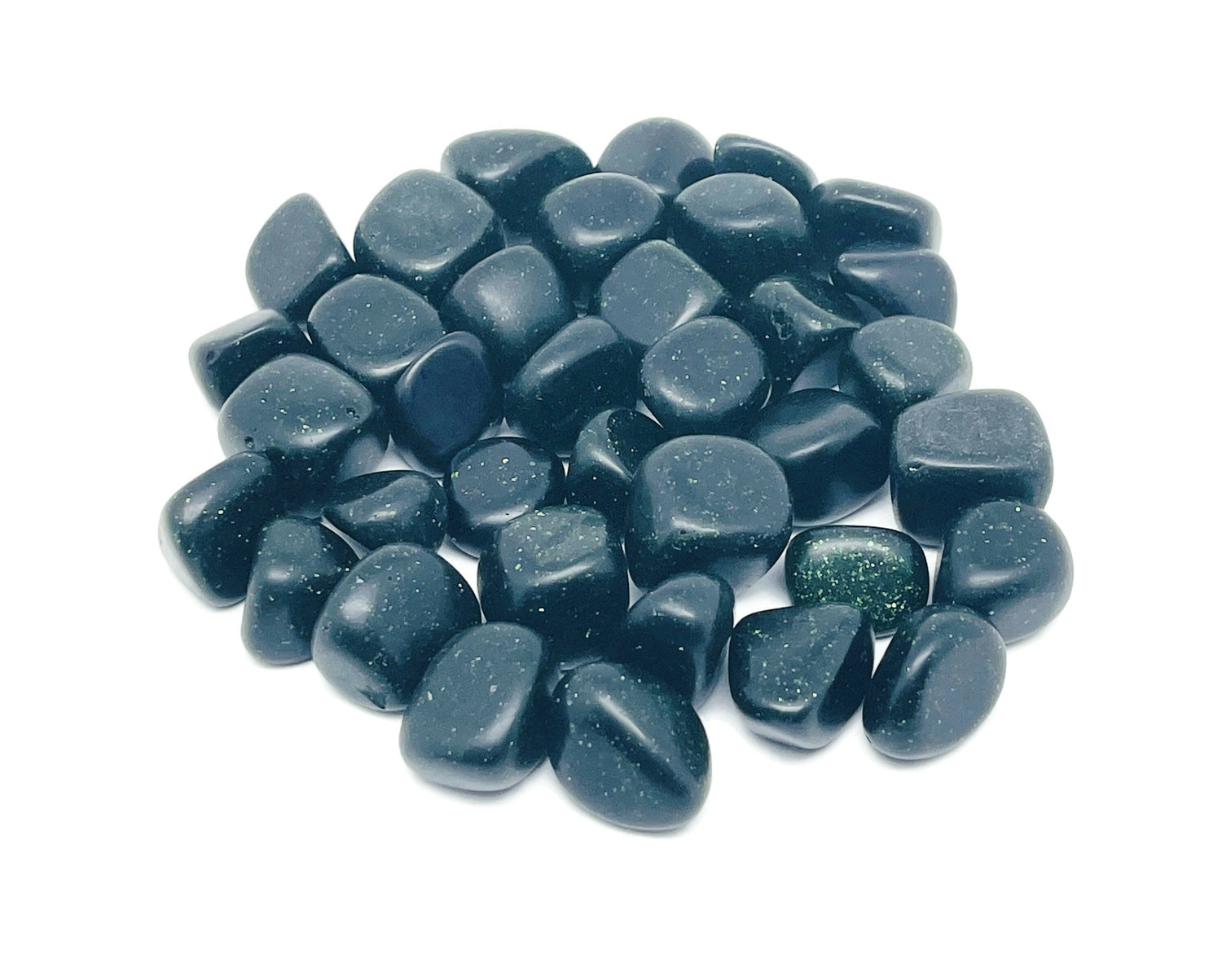 Green Goldstone Tumbled Stone - TU1303