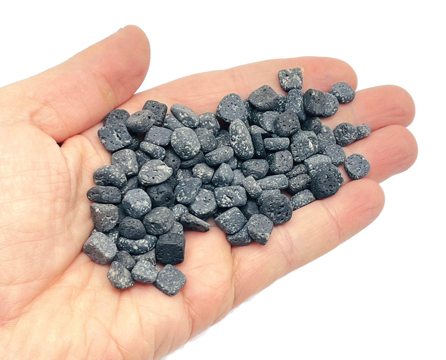 Lava Volcanic Crystal Chips - Semi Tumbled Stone - Bulk - 5-7mm - CP1242