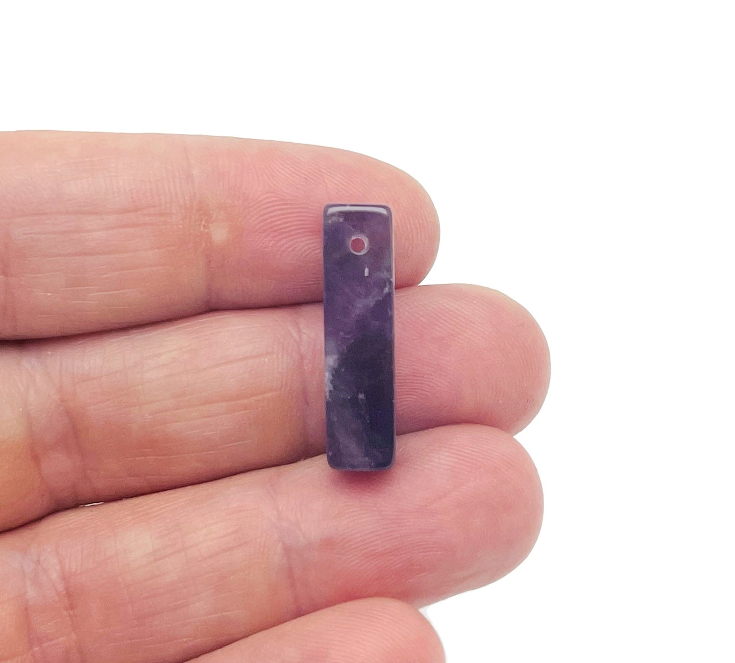 Amethyst Crystal Pendant - Drilled Crystal Pendant - Making Jewelry - NC1436