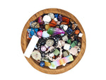 Crystal Mystery Box Gift featuring a crystal confetti scoop, gemstone kit for healing and meditation, by GemstoneGO.