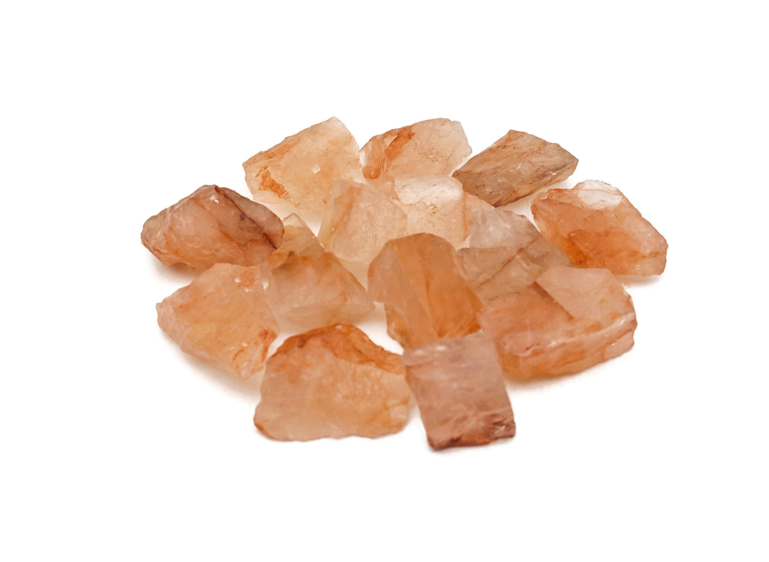 Raw Fire Quartz Gemstone - Red Hematoid Quartz - RA1128