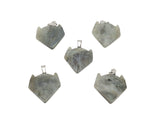 Labradorite wolf head gemstone pendant featuring vibrant crystal hues, crafted by GemstoneGO for unique jewelry accessories.