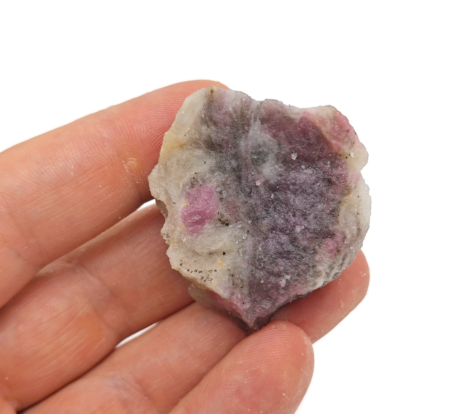 Raw Plum Blossom Tourmaline Gemstone - RA1113