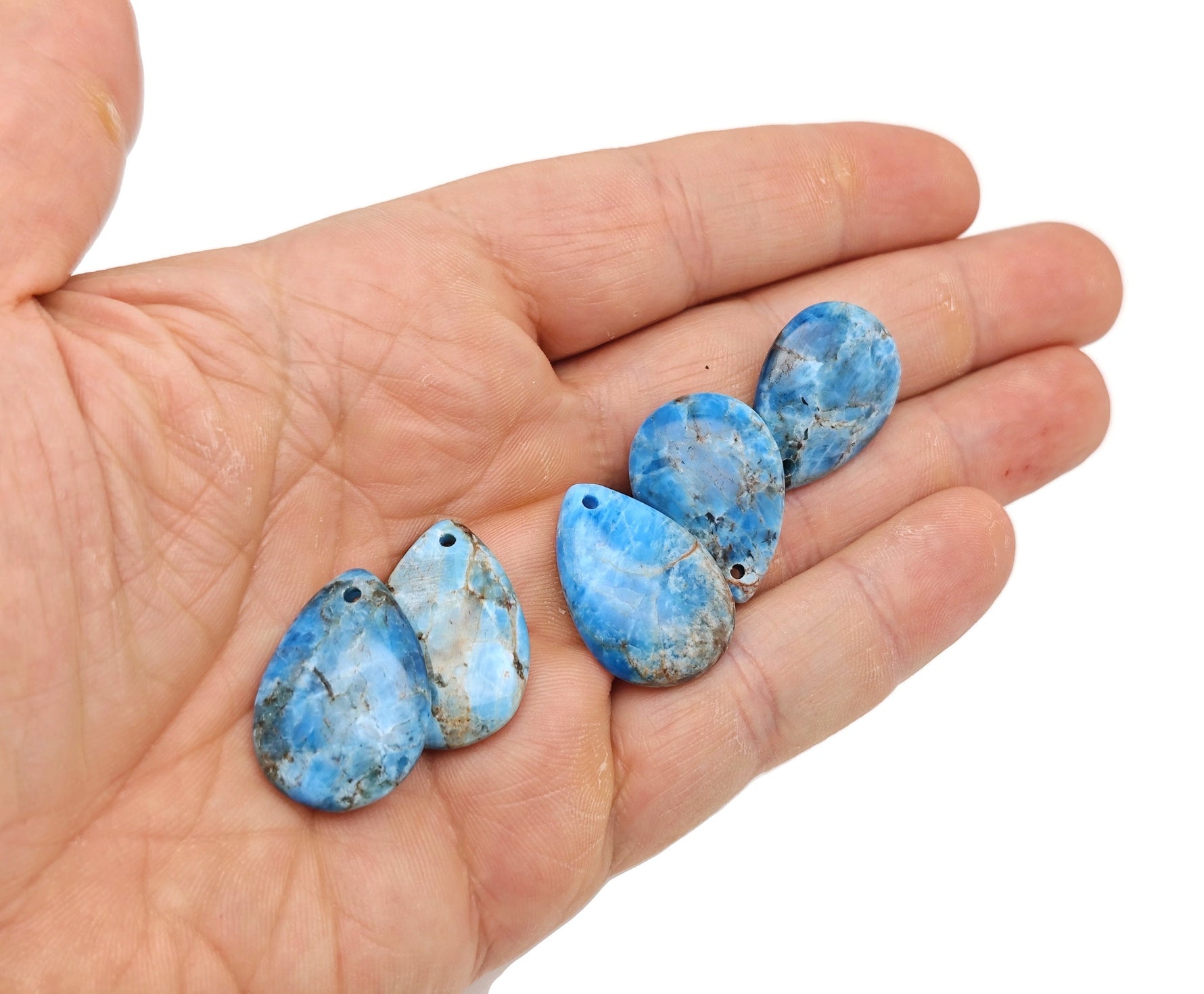 Dainty drop crystal gemstone pendant from GemstoneGO, featuring a delicate sparkling crystal for luxury jewelry or DIY jewelry making.