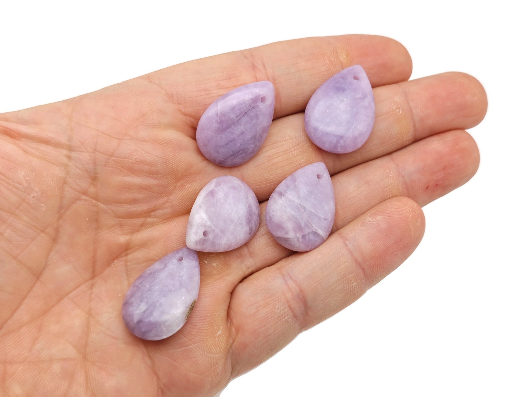 Dainty drop crystal gemstone pendant from GemstoneGO, featuring a sparkling crystal for luxury jewelry and DIY jewelry making.