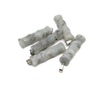Labradorite bamboo-shaped crystal pendant from GemstoneGO, showcasing iridescent labradorite with protective crystal design.