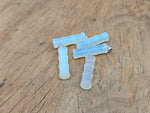 Opalite crystal pendant in bamboo shape from GemstoneGO, featuring a protective healing crystal design.