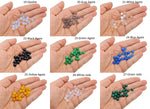 8mm Mini Sphere Gemstone from GemstoneGO, featuring a colorful crystal ball with various mixed gemstones.