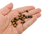 Mini gemstone sphere, 8mm crystal ball in assorted colors, from GemstoneGO, showcasing vibrant, polished mineral stones.