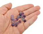 Mini 8mm gemstone sphere crystal ball in assorted colors by GemstoneGO, showcasing vibrant, polished gemstone craftsmanship.
