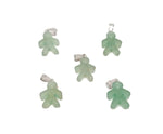 Aventurine gingerbread cookies men crystal pendant from GemstoneGO, featuring a detailed mineral specimen with a festive gingerbread shape.
