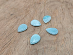 Amazonite dainty drop crystal pendant from GemstoneGO, perfect for DIY jewelry making with a sleek, polished gemstone design.