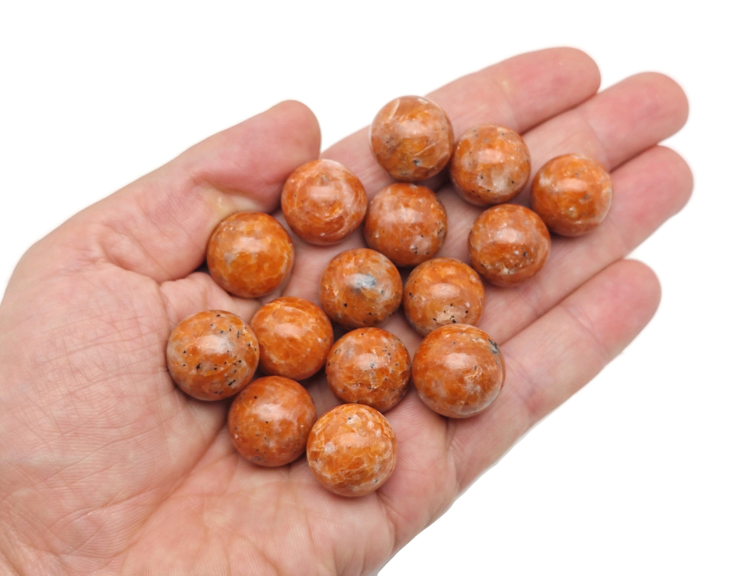 Sphère de calcite orchidée - Pierre de guérison - Boule de cristal - Décoration en cristal - 18 mm - SP1129