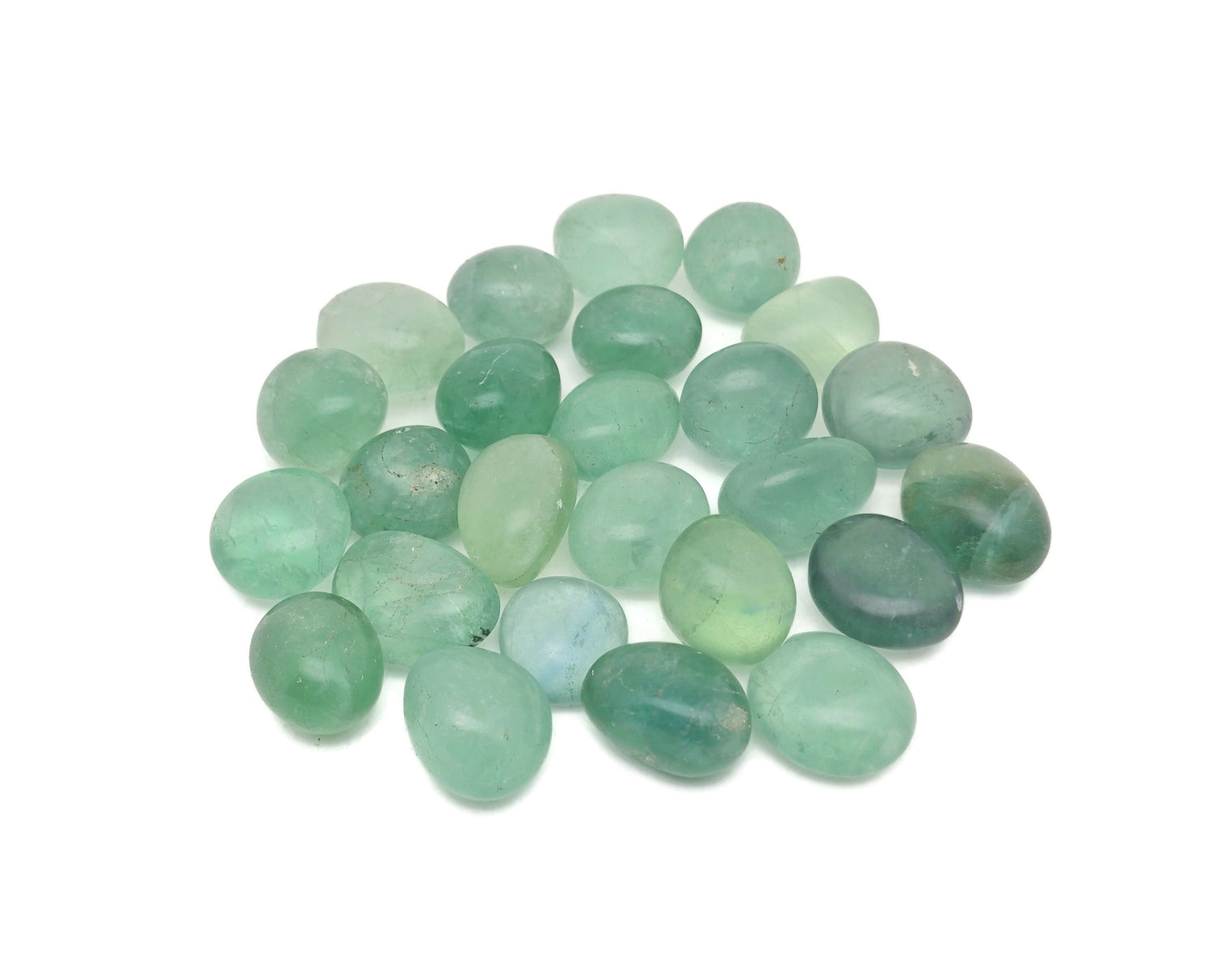 Green Fluorite Tumbled Stone - TU1249