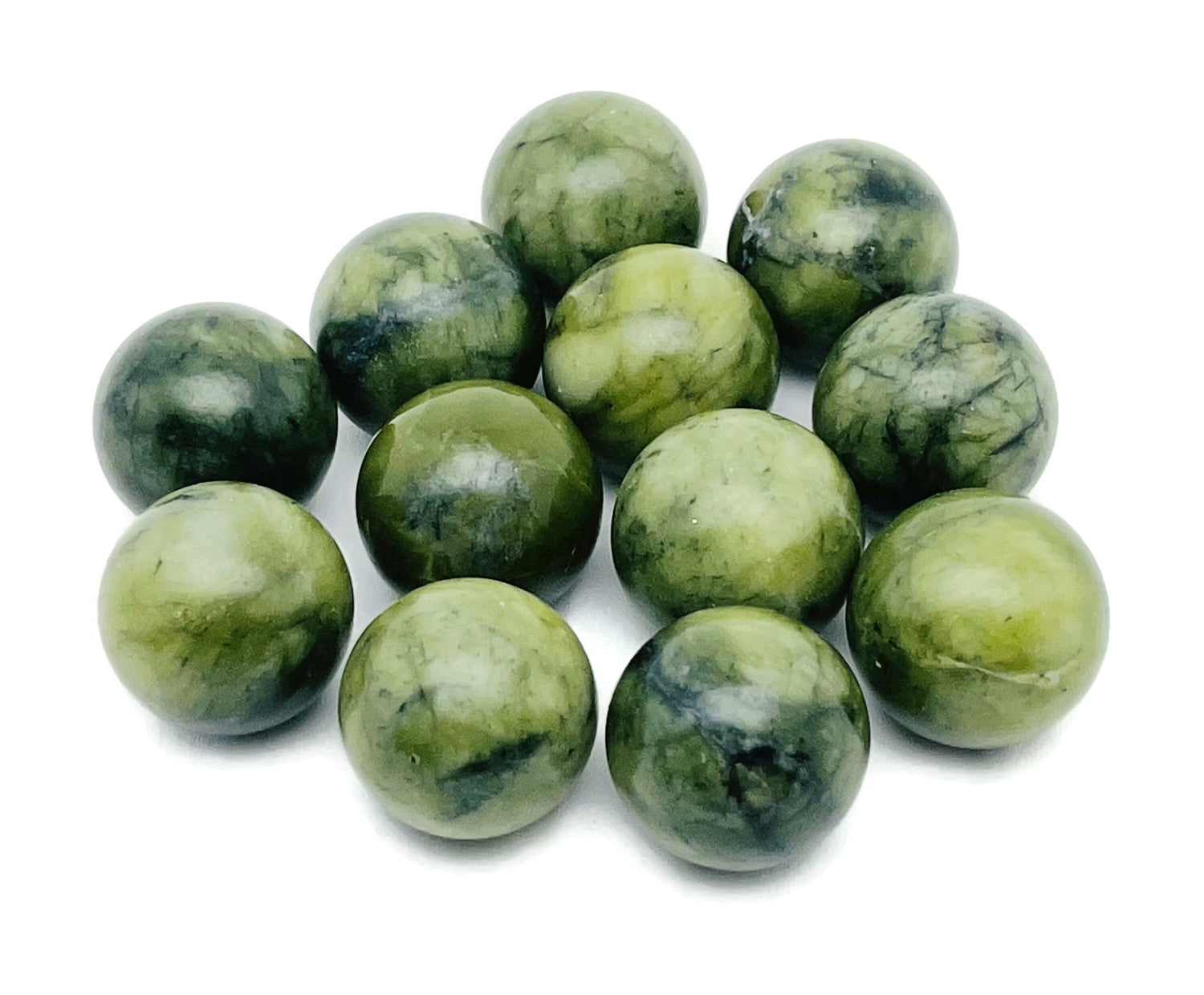 Nephrite Jade Sphere Gemstone - Crystal Ball - 20mm - SP1040