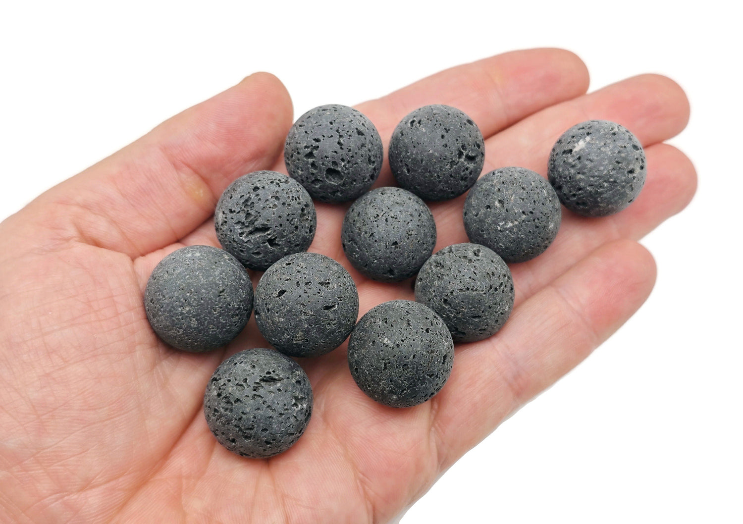 Lava Volcanic Sphere Gemstone - Crystal Ball - 20mm - SP1047