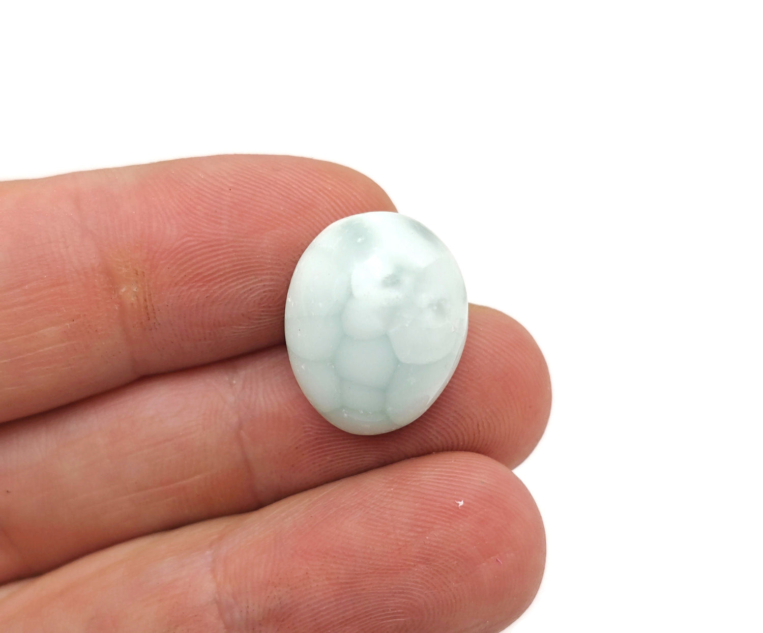 Green Sea Grean Tumbled Stone - Lalima Gemstone - TU1177