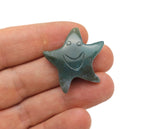 Mini gemstone star pendant from GemstoneGO, colorful crystal star for jewelry making and DIY craft projects.