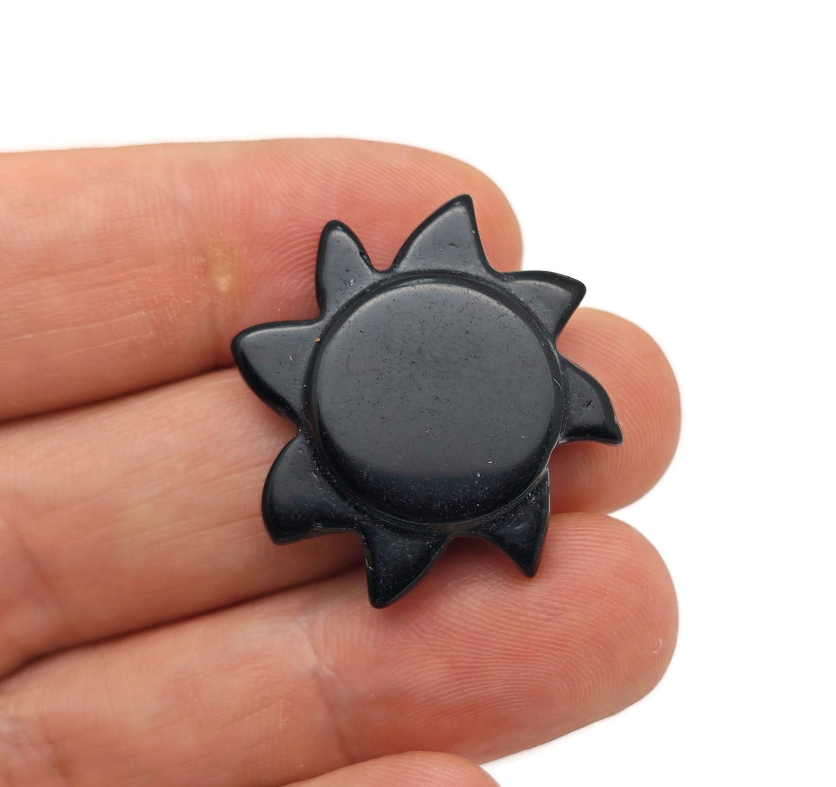 Colorful Sun gemstone carving for jewelry making, wholesale mix from GemstoneGO, showcasing detailed craftsmanship and vibrant hues.