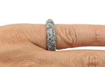 Yooperlite crystal ring featuring fluorescent sodalite gemstone, set in a stylish jewelry design by GemstoneGO.