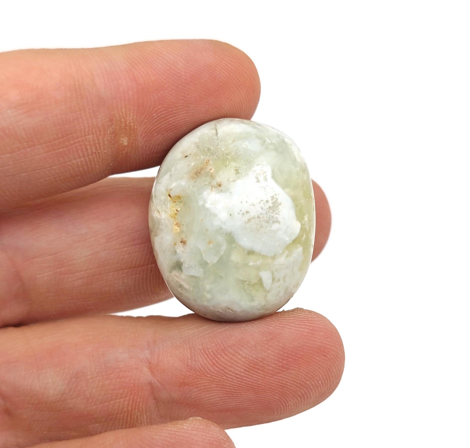 Australian Golden Prehnite Tumbled Stone - TU1328