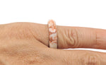 Red Network Jasper crystal ring featuring a vibrant red vein jasper stone set in a silver band, crafted by GemstoneGO.