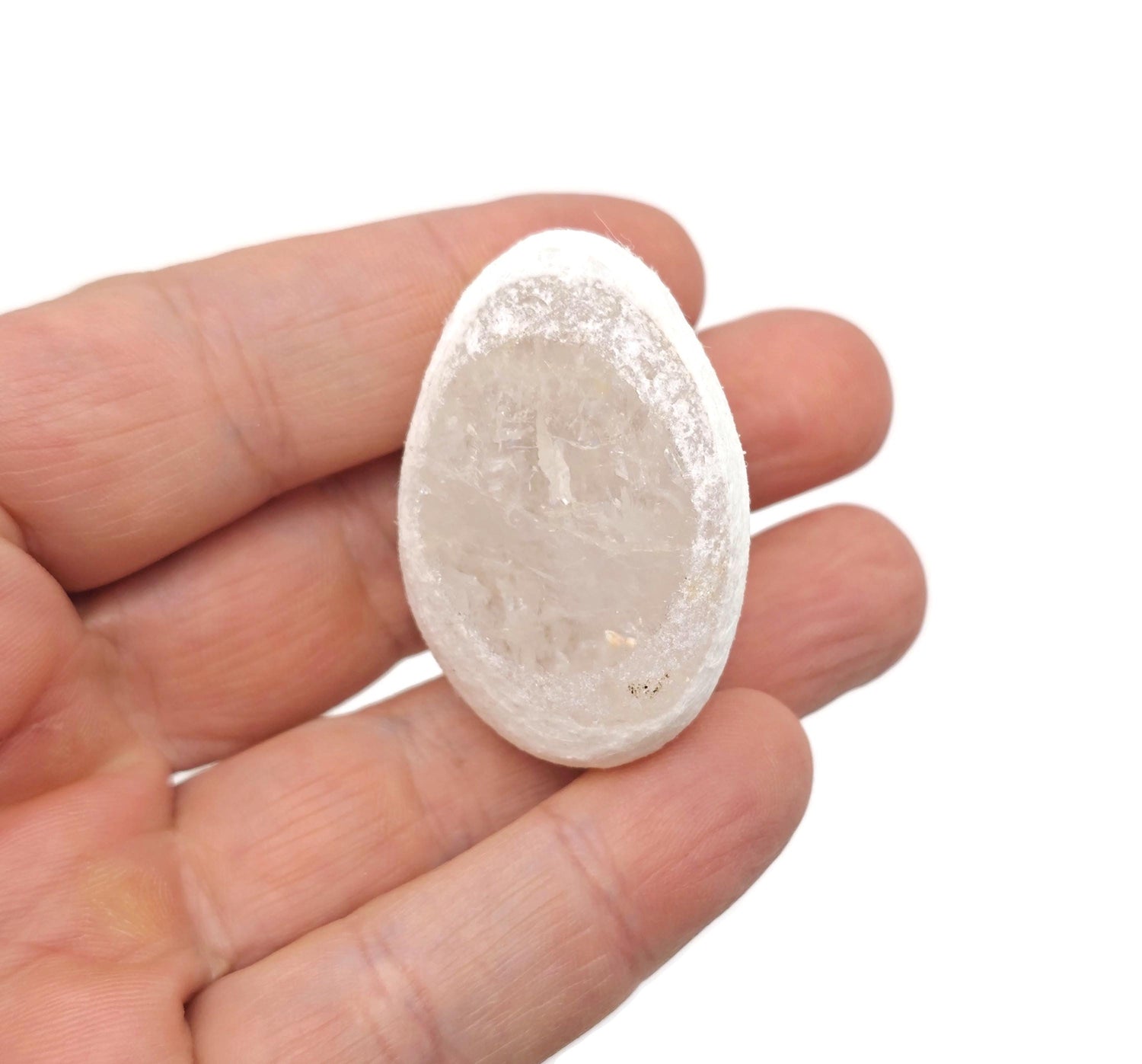 Clear Quartz Seer Tumbled Stone - River Stone - FO1027