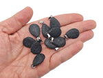 Lava crystal pendant featuring a spiritual stone design from GemstoneGO, showcasing a black volcanic stone pendant on a necklace.