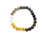 Handmade gemstone bracelet with colorful stones, designed as a road opener intention bracelet by GemstoneGO.
