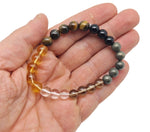 Handmade gemstone bracelet with colorful stones, designed as a road opener intention jewelry piece by GemstoneGO.